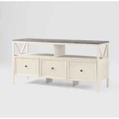 Farmhouse 3 Drawer Wood TV Stand For TVs Up To 65" - Saracina Home 37 Farmhouse 3 Drawer Wood TV Stand For TVs Up To 65" - Saracina Home -Furniture Sales Store GUEST 0072dd60 ce7c 4443 ae39 8934a2c1febb