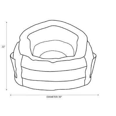 Settle In Kids’ Bean Bag Chair - Pillowfort™ 7 Settle In Kids’ Bean Bag Chair - Pillowfort™ - Image 5