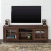 Tasi Glass Door Console TV Stand For TVs Up To 80" - Saracina Home -Furniture Sales Store GUEST 021f7327 3ab1 443a bd28 006cc967bf74