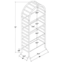 72" Holladay Curved Wooden Bookcase - Threshold™ Designed With Studio McGee -Furniture Sales Store GUEST 02d306c2 b728 424b 85ec e8a3f4144d26