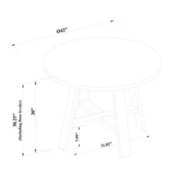 42" Linden Round Wood Dining Table - Threshold™ Designed With Studio McGee 13 42" Linden Round Wood Dining Table - Threshold™ Designed With Studio McGee -Furniture Sales Store GUEST 0c000735 3d37 445d 864f 66166a58d562