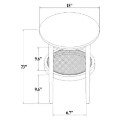 Wood & Cane Round Accent Side Table - Hearth & Hand™ With Magnolia 20 Wood & Cane Round Accent Side Table - Hearth & Hand™ With Magnolia -Furniture Sales Store GUEST 0eb2755c d2db 4090 861c f37402a4c9dc
