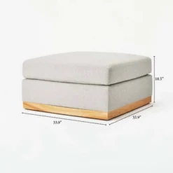 Woodland Hills Modular Sectional Ottoman Light Gray - Threshold™ Designed With Studio McGee 15 Woodland Hills Modular Sectional Ottoman Light Gray - Threshold™ Designed With Studio McGee -Furniture Sales Store GUEST 0ed068aa 7686 4196 a244 18c08b84b454