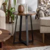 Wrightson Urban Industrial Faux Wrap Leg Round Side Table - Saracina Home 2 Wrightson Urban Industrial Faux Wrap Leg Round Side Table - Saracina Home -Furniture Sales Store GUEST 0f5c89c5 df37 46be 88d6 5cb73ed21817