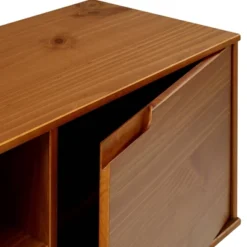 Solid Wood Mid-Century Modern TV Stand For TVs Up To 80" - Saracina Home -Furniture Sales Store GUEST 1230d599 1ffc 49f5 88b2 9c14434896a7