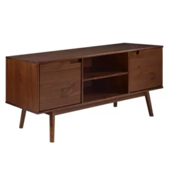 Solid Wood Mid-Century Modern TV Stand For TVs Up To 65" - Saracina Home 31 Solid Wood Mid-Century Modern TV Stand For TVs Up To 65" - Saracina Home -Furniture Sales Store GUEST 124c1f93 b619 426b 85f1 839f07b6bcd7