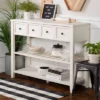 48" Farmhouse Solid Wood 2 Drawer Buffet White - Saracina Home -Furniture Sales Store GUEST 1d1895cc bd54 42de 972d 25c485b1ba6c