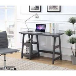Designs2Go Trestle Desk With Shelves - Breighton Home 20 Designs2Go Trestle Desk With Shelves - Breighton Home -Furniture Sales Store GUEST 204091a6 35d3 4bb3 97d7 19aa8bbaacad