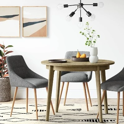 40" Astrid Mid-Century Round Dining Table With Fixed Top - Threshold™ 3 40" Astrid Mid-Century Round Dining Table With Fixed Top - Threshold™
