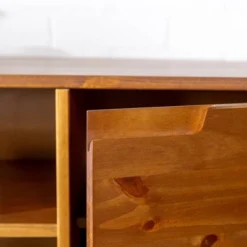 Solid Wood Mid-Century Modern TV Stand For TVs Up To 65" - Saracina Home 25 Solid Wood Mid-Century Modern TV Stand For TVs Up To 65" - Saracina Home -Furniture Sales Store GUEST 24388e01 9630 463f 8a30 f252940cc164