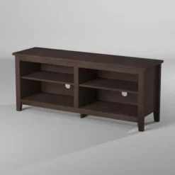 Transitional 4 Cubby Wood Open Storage TV Stand For TVs Up To 65"- Saracina Home 24 Transitional 4 Cubby Wood Open Storage TV Stand For TVs Up To 65"- Saracina Home -Furniture Sales Store GUEST 26e980c1 ccaf 4dd9 90f1 a41ebb526357