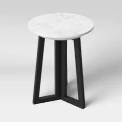 Altavista Round Marble End Table White - Threshold™ 7 Altavista Round Marble End Table White - Threshold™ -Furniture Sales Store GUEST 2758c8eb 8d8e 4972 8d46 eafeb11b9283