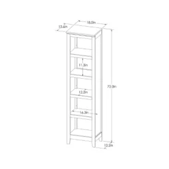 72" Carson Narrow Bookcase - Threshold 16 72" Carson Narrow Bookcase - Threshold -Furniture Sales Store GUEST 2f5b1add e3dc 46cd a227 07b43a380bc4