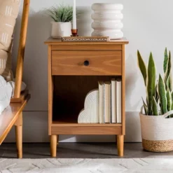 Stiva Classic Mid-Century Modern 1 Drawer Nightstand - Saracina Home 26 Stiva Classic Mid-Century Modern 1 Drawer Nightstand - Saracina Home -Furniture Sales Store GUEST 33c12aa3 b173 42fe b6c7 72dbb0a37814