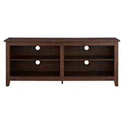Transitional 4 Cubby Wood Open Storage TV Stand For TVs Up To 65"- Saracina Home 33 Transitional 4 Cubby Wood Open Storage TV Stand For TVs Up To 65"- Saracina Home -Furniture Sales Store GUEST 35ddccd8 7420 4781 824a 55a3b4dec1bf