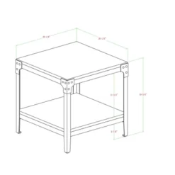 Set Of 2 Benny Urban Industrial Angle Iron Side Tables - Saracina Home -Furniture Sales Store GUEST 36f541d7 e3c1 4bfe a7c1 00065ab8ba6c