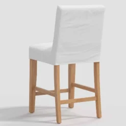Nazanin Slipcover Counter Height Barstool Twill White - Threshold™ 9 Nazanin Slipcover Counter Height Barstool Twill White - Threshold™ -Furniture Sales Store GUEST 39492191 5298 4370 b788 c7150e0059c3