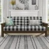 Jovie Gingham Rustic Sofa - HOMES: Inside + Out 1 Jovie Gingham Rustic Sofa - HOMES: Inside + Out -Furniture Sales Store GUEST 3c63653f 0da2 4f03 9cb4 c5ee1bd8d5d3