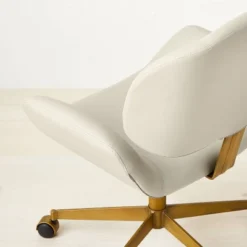 Mahonia Faux Leather Office Chair Cream/Aged Brass - Opalhouse™ Designed With Jungalow™ 11 Mahonia Faux Leather Office Chair Cream/Aged Brass - Opalhouse™ Designed With Jungalow™ -Furniture Sales Store GUEST 3f7c3942 9986 4909 9772 5880d96ce1e9