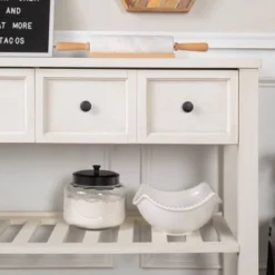 48" Farmhouse Solid Wood 2 Drawer Buffet White - Saracina Home 16 48" Farmhouse Solid Wood 2 Drawer Buffet White - Saracina Home -Furniture Sales Store GUEST 4072e9fb 834f 40c9 bb46 3cbe1815eaad