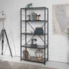 63" 4 Shelf Industrial Transitional Tall Bookshelf - Saracina Home 2 63" 4 Shelf Industrial Transitional Tall Bookshelf - Saracina Home -Furniture Sales Store GUEST 42e64f0b 65ee 4392 87ff 7f720fd98ee0
