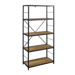 63" 4 Shelf Industrial Transitional Tall Bookshelf - Saracina Home 13 63" 4 Shelf Industrial Transitional Tall Bookshelf - Saracina Home -Furniture Sales Store GUEST 43f6ae14 00e5 4498 b215 cdae8a95d4c2
