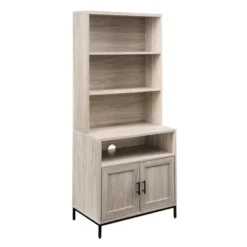 64.12" Orin Modern 2 Door Bookshelf Hutch - Saracina Home -Furniture Sales Store GUEST 4533baad 7e0e 473b a184 41d33d5548af