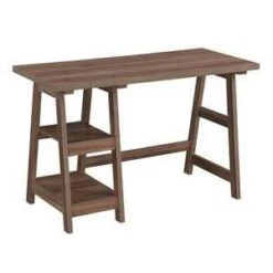 Designs2Go Trestle Desk With Shelves - Breighton Home 25 Designs2Go Trestle Desk With Shelves - Breighton Home -Furniture Sales Store GUEST 46edd10a fbd8 4d2f a81e 7a1e2df4d259