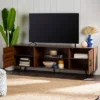 2 Door Mid-Century Modern Wood Storage TV Stand For TVs Up To 80" - Saracina Home 2 2 Door Mid-Century Modern Wood Storage TV Stand For TVs Up To 80" - Saracina Home -Furniture Sales Store GUEST 483698e6 5ac0 4765 b2c6 06165d910486