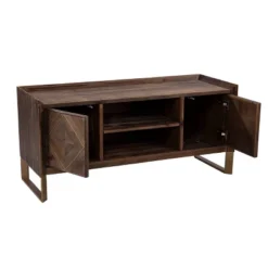 Glacerad Reclaimed Wood Media Console For TVs Upto 50" Brown - Aiden Lane -Furniture Sales Store GUEST 4bd16b9b 7878 4b86 840d 8ad0879c2604