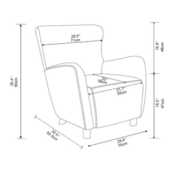 Kessler Wingback Faux Sherling Accent Chair Cream - Threshold™ Designed With Studio McGee 14 Kessler Wingback Faux Sherling Accent Chair Cream - Threshold™ Designed With Studio McGee -Furniture Sales Store GUEST 4c51f9cd e87e 4874 8672 f098ed2266be