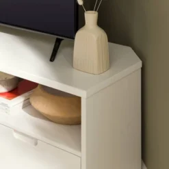 Cara Mid-Century Modern 3 Drawer Corner TV Stand For TVs Up To 58" - Saracina Home 37 Cara Mid-Century Modern 3 Drawer Corner TV Stand For TVs Up To 58" - Saracina Home -Furniture Sales Store GUEST 4d460d9d e580 44a2 a814 3c51012cc883