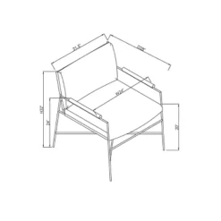 Faux Leather & Metal Accent Chair - Black/Brown - Hearth & Hand™ With Magnolia 15 Faux Leather & Metal Accent Chair - Black/Brown - Hearth & Hand™ With Magnolia -Furniture Sales Store GUEST 4e635009 68d5 4967 b3d3 447b3cfde562