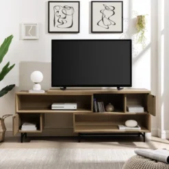 Modern Reeded Door Extendable TV Stand For TVs Up To 50" - Saracina Home 20 Modern Reeded Door Extendable TV Stand For TVs Up To 50" - Saracina Home -Furniture Sales Store GUEST 4ec78b70 4c65 40cb ac6e 350b0e995cb0