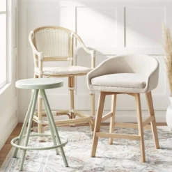 Parksley Rattan And Woven Counter Height Barstool White - Threshold™ 9 Parksley Rattan And Woven Counter Height Barstool White - Threshold™ -Furniture Sales Store GUEST 51f30ece 4c8b 4fcf 8461 e948b9e3ffda