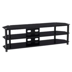Travers Open Shelves TV Stand For TVs Up To 82" Black - CorLiving 15 Travers Open Shelves TV Stand For TVs Up To 82" Black - CorLiving -Furniture Sales Store GUEST 54f85528 267a 418b bedf 533a44ec7149