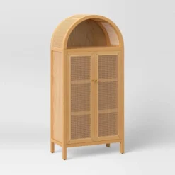 Woven Arched Wood Cabinet - Threshold™ 19 Woven Arched Wood Cabinet - Threshold™ -Furniture Sales Store GUEST 55ee5cc0 3aff 4967 be03 2e31c724f280