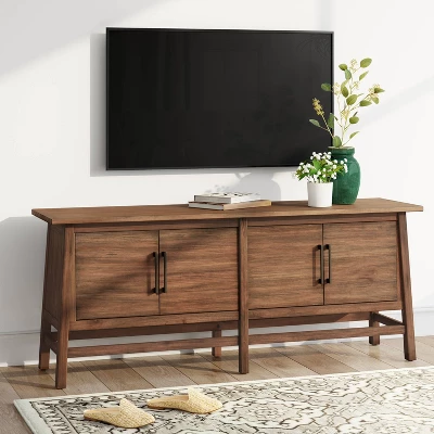 Haverhill TV Stand For TVs Up To 50" Brown - Threshold™ 3 Haverhill TV Stand For TVs Up To 50" Brown - Threshold™