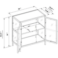 30" Crystal Cove Glass Cabinet Black - Threshold™ Designed With Studio McGee 13 30" Crystal Cove Glass Cabinet Black - Threshold™ Designed With Studio McGee -Furniture Sales Store GUEST 5b71f51a 7630 42b5 9e09 477102ac59f6