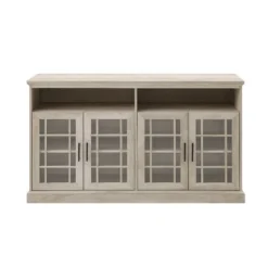 Transitional 4 Door Windowpane TV Stand For TVs Up To 65" - Saracina Home 25 Transitional 4 Door Windowpane TV Stand For TVs Up To 65" - Saracina Home -Furniture Sales Store GUEST 5d64fa4a 7170 414b abad cc72d8ce7fd1