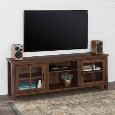 Tasi Glass Door Console TV Stand For TVs Up To 80" - Saracina Home 6 Tasi Glass Door Console TV Stand For TVs Up To 80" - Saracina Home - Image 4