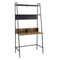 36" Writing Desk With Open Storage Ladder Bookshelf - Saracina Home 24 36" Writing Desk With Open Storage Ladder Bookshelf - Saracina Home -Furniture Sales Store GUEST 62238f92 a3f2 4932 b53f 1b8c4ab359c8