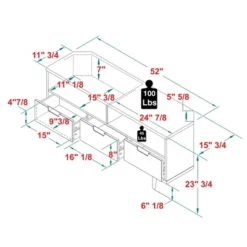 Cara Mid-Century Modern 3 Drawer Corner TV Stand For TVs Up To 58" - Saracina Home 30 Cara Mid-Century Modern 3 Drawer Corner TV Stand For TVs Up To 58" - Saracina Home -Furniture Sales Store GUEST 63003f1f 44d7 4165 9d1a 122bd84a0d5d