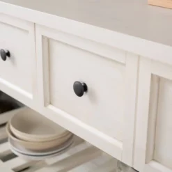 48" Farmhouse Solid Wood 2 Drawer Buffet White - Saracina Home 20 48" Farmhouse Solid Wood 2 Drawer Buffet White - Saracina Home -Furniture Sales Store GUEST 647ab7e8 3c9a 4e65 bc71 7f38e193a85e