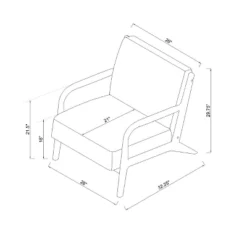 Esters Wood Armchair - Threshold™ -Furniture Sales Store GUEST 671b808a 0f51 4b1b 8bb1 34be7d271a3c