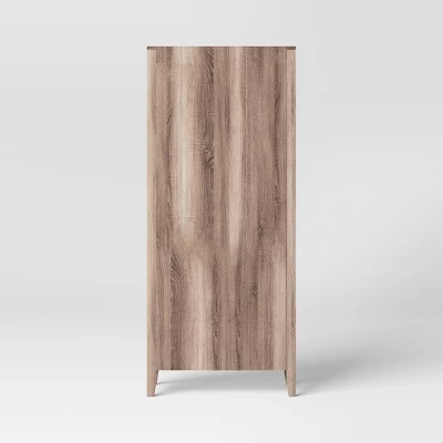 72" Carson 5 Shelf Bookcase With Doors - Threshold 5 72" Carson 5 Shelf Bookcase With Doors - Threshold - Image 3