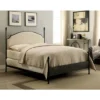 Geraldine Upholstered Headboard Poster Panel Bed Powder Coated Gun Metal - HOMES: Inside + Out 1 Geraldine Upholstered Headboard Poster Panel Bed Powder Coated Gun Metal - HOMES: Inside + Out -Furniture Sales Store GUEST 68b63e82 d308 4da5 a092 5b7b86bff086