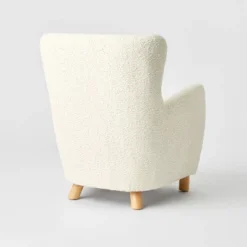 Kessler Wingback Faux Sherling Accent Chair Cream - Threshold™ Designed With Studio McGee 11 Kessler Wingback Faux Sherling Accent Chair Cream - Threshold™ Designed With Studio McGee -Furniture Sales Store GUEST 68e4f7d2 06d7 4346 a79c 29467f3335bf