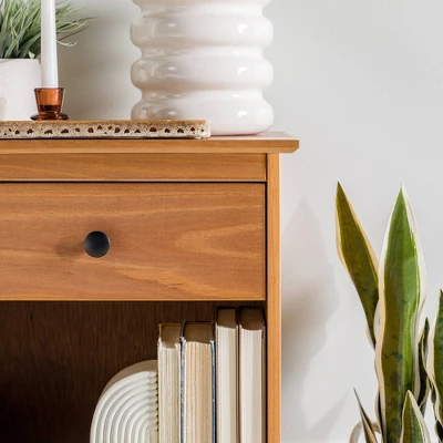 Stiva Classic Mid-Century Modern 1 Drawer Nightstand - Saracina Home 6 Stiva Classic Mid-Century Modern 1 Drawer Nightstand - Saracina Home - Image 5