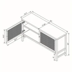 Palmdale Woven Door Console - Threshold™ Designed With Studio McGee 28 Palmdale Woven Door Console - Threshold™ Designed With Studio McGee -Furniture Sales Store GUEST 6d225f38 58c8 4d6f a350 e4de6fff4cf2